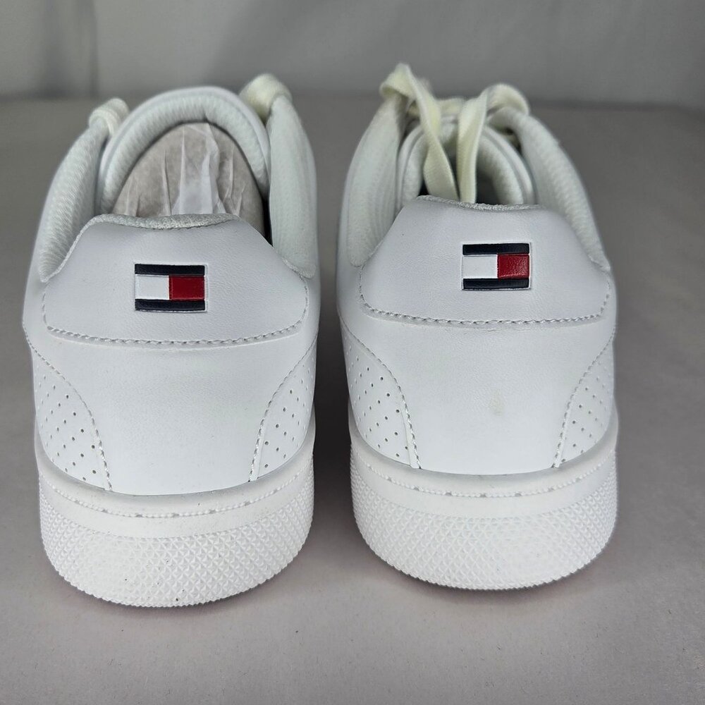 NWOT Tommy Hilfiger Women's Jallya Perforated Court Sneakers - Picture 4 of 8
